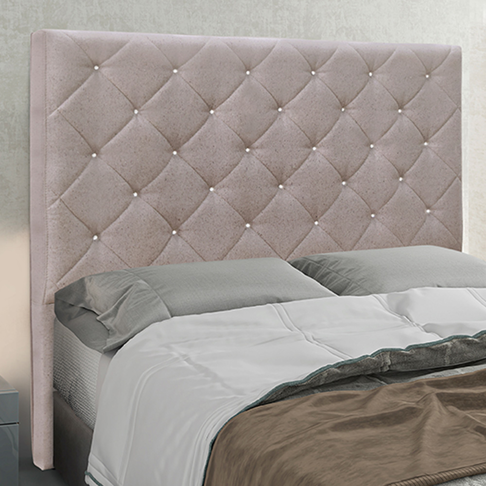 Cabeceira Decorativa Queen Size 1,60M Tàzio Linho Areia G63 - Gran Belo