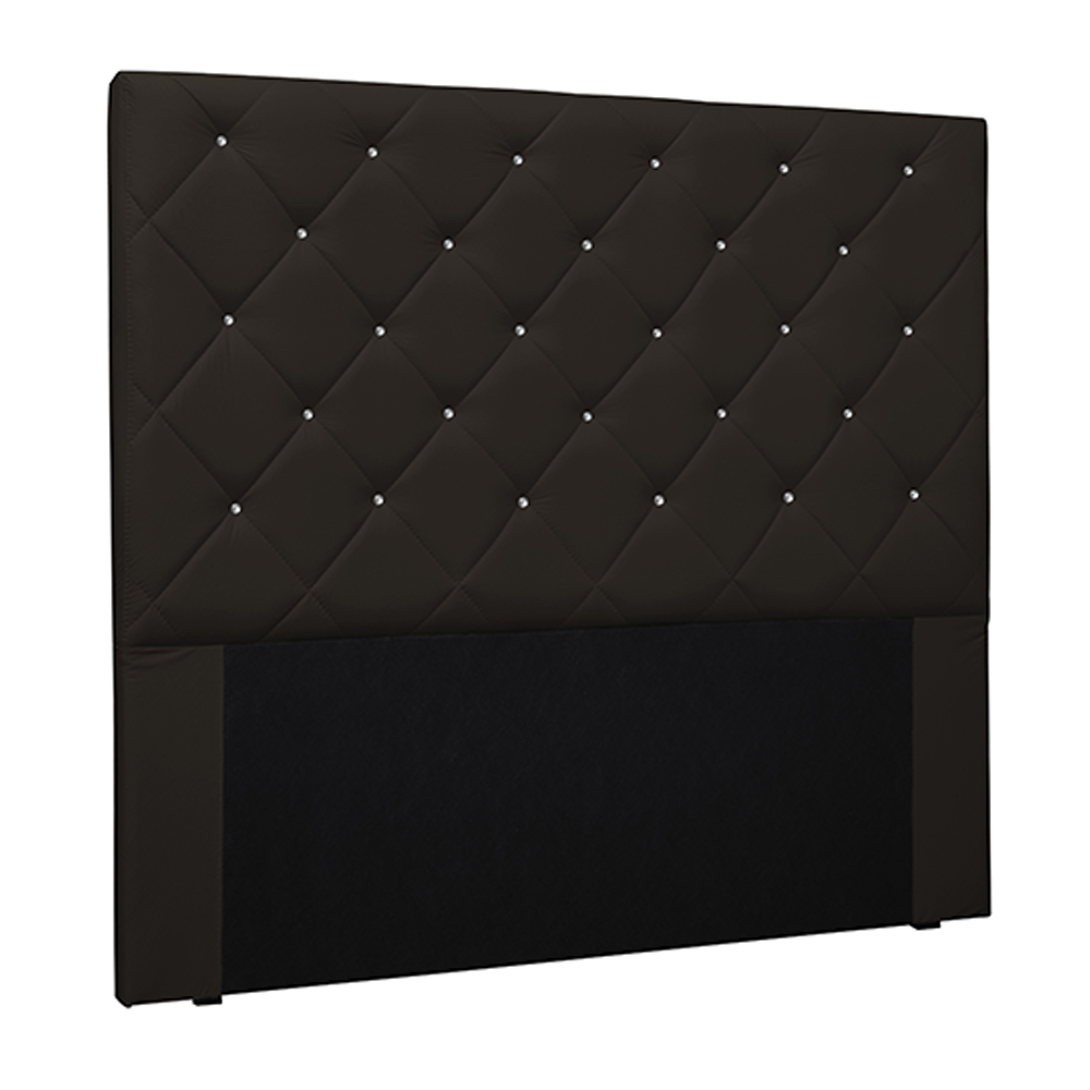 Cabeceira Decorativa Queen Size 1,60M Tàzio PU Marrom G63 - Gran Belo