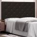Cabeceira Decorativa Queen Size 1,60M Tàzio PU Marrom G63 - Gran Belo