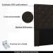 Cabeceira Decorativa Queen Size 1,60M Tàzio PU Marrom G63 - Gran Belo