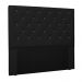 Cabeceira Decorativa Queen Size 1,60M Tàzio PU Preto G63 - Gran Belo
