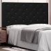 Cabeceira Decorativa Queen Size 1,60M Tàzio PU Preto G63 - Gran Belo