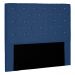 Cabeceira Decorativa Queen Size 1,60M Tàzio Suede Azul Marinho G63 - Gran Belo