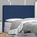 Cabeceira Decorativa Queen Size 1,60M Tàzio Suede Azul Marinho G63 - Gran Belo