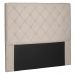 Cabeceira Decorativa Queen Size 1,60M Tàzio Suede Bege G63 - Gran Belo