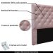 Cabeceira Decorativa Queen Size 1,60M Tàzio Veludo Lilás G63 - Gran Belo