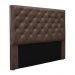 Cabeceira Decorativa Queen Size 1,60M Tàzio Veludo Marrom G63 - Gran Belo