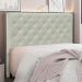 Cabeceira Decorativa Queen Size 1,60M Tàzio Veludo Prata G63 - Gran Belo