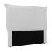 Cabeceira Decorativa Queen Size 1,60M Trento PU Branco G63 - Gran Belo