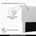 Cabeceira Decorativa Queen Size 1,60M Trento PU Branco G63 - Gran Belo