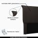 Cabeceira Decorativa Queen Size 1,60M Trento PU Marrom G63 - Gran Belo