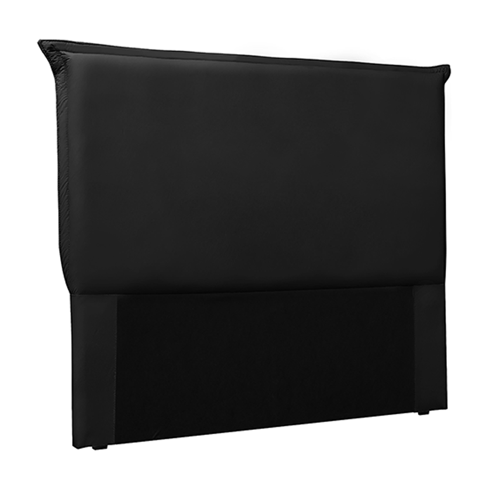Cabeceira Decorativa Queen Size 1,60M Trento PU Preto G63 - Gran Belo