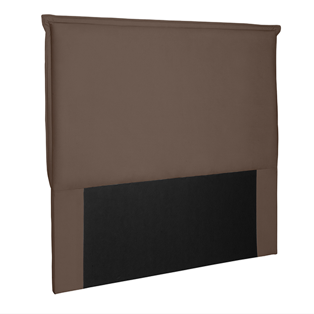 Cabeceira Decorativa Queen Size 1,60M Trento Suede Caramelo G63 - Gran Belo