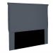 Cabeceira Decorativa Queen Size 1,60M Trento Suede Cinza G63 - Gran Belo
