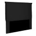 Cabeceira Decorativa Queen Size 1,60M Trento Suede Preto G63 - Gran Belo