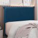 Cabeceira Decorativa Queen Size 1,60M Trento Veludo Azul Marinho G63 - Gran Belo