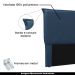 Cabeceira Decorativa Queen Size 1,60M Trento Veludo Azul Marinho G63 - Gran Belo