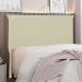 Cabeceira Decorativa Queen Size 1,60M Trento Veludo Bege G63 - Gran Belo