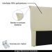 Cabeceira Decorativa Queen Size 1,60M Trento Veludo Bege G63 - Gran Belo