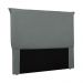 Cabeceira Decorativa Queen Size 1,60M Trento Veludo Cinza G63 - Gran Belo