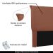 Cabeceira Decorativa Queen Size 1,60M Trento Veludo Cobre G63 - Gran Belo