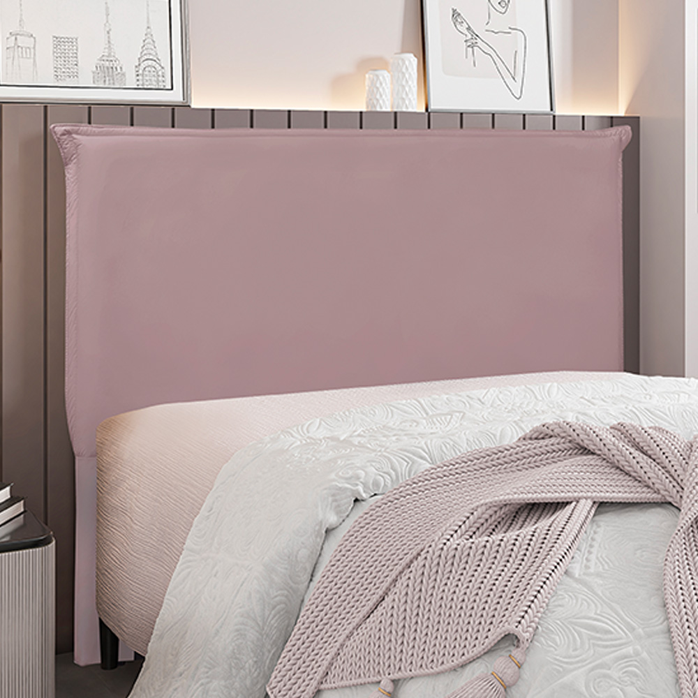 Cabeceira Decorativa Queen Size 1,60M Trento Veludo Lilás G63 - Gran Belo