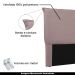 Cabeceira Decorativa Queen Size 1,60M Trento Veludo Lilás G63 - Gran Belo