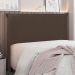 Cabeceira Decorativa Queen Size 1,60M Trento Veludo Marrom G63 - Gran Belo