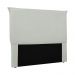 Cabeceira Decorativa Queen Size 1,60M Trento Veludo Prata G63 - Gran Belo