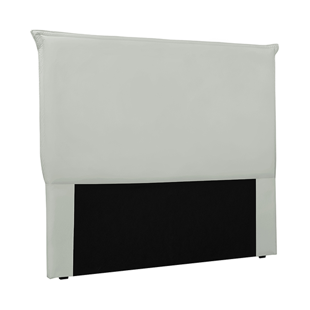 Cabeceira Decorativa Queen Size 1,60M Trento Veludo Prata G63 - Gran Belo