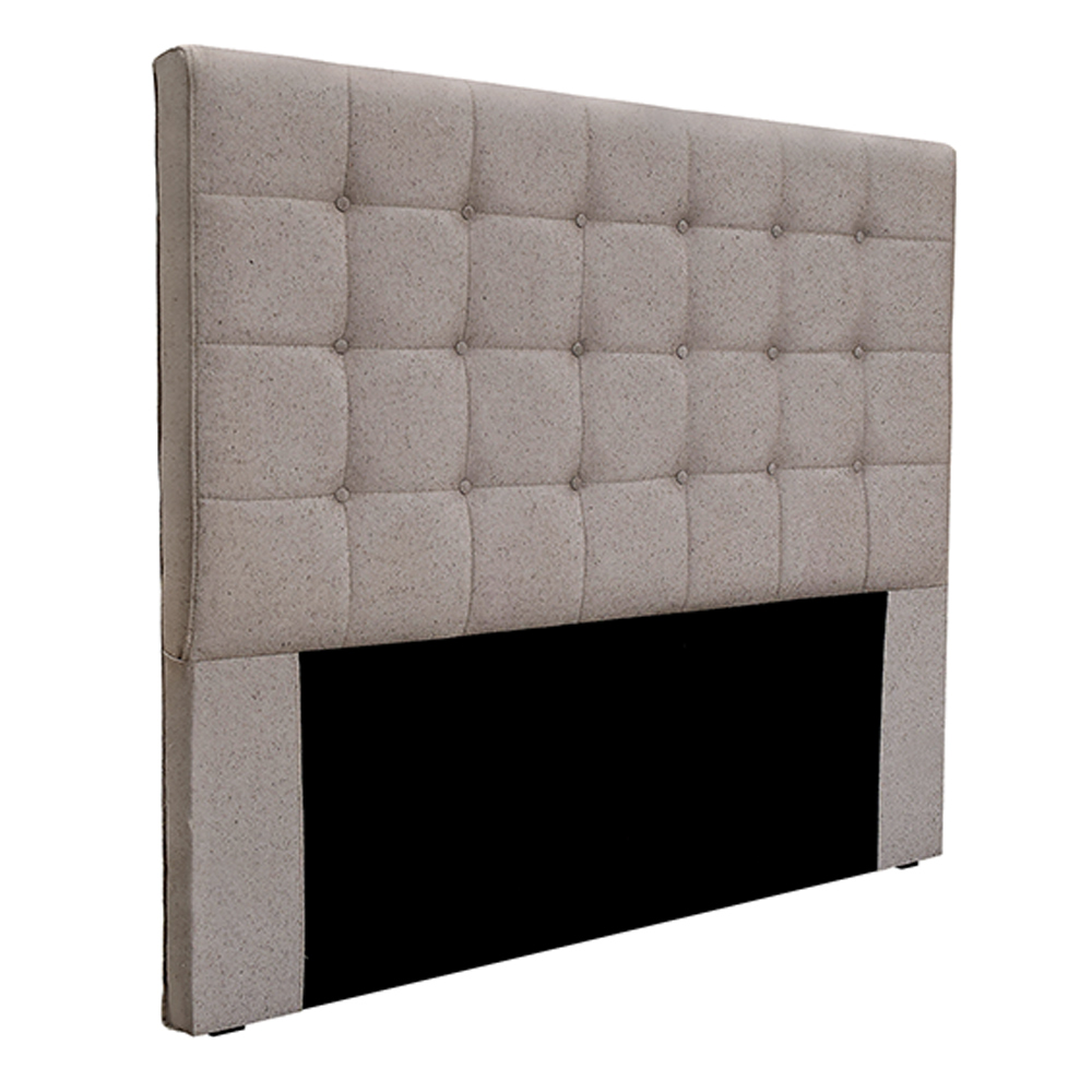 Cabeceira Decorativa Queen Size 1,60M Tropea Linho Areia G63 - Gran Belo