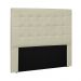 Cabeceira Decorativa Queen Size 1,60M Tropea PU Marfim G63 - Gran Belo