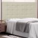 Cabeceira Decorativa Queen Size 1,60M Tropea PU Marfim G63 - Gran Belo