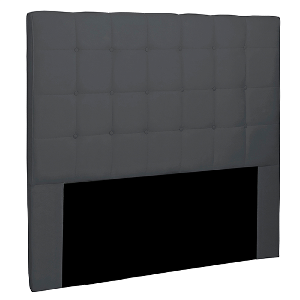 Cabeceira Decorativa Queen Size 1,60M Tropea Suede Cinza G63 - Gran Belo