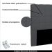 Cabeceira Decorativa Queen Size 1,60M Tropea Suede Cinza G63 - Gran Belo