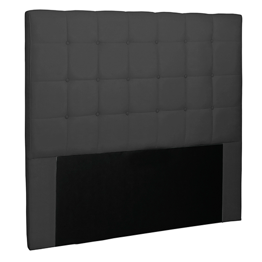 Cabeceira Decorativa Queen Size 1,60M Tropea Suede Preto G63 - Gran Belo