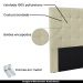 Cabeceira Decorativa Queen Size 1,60M Tropea Veludo Bege G63 - Gran Belo
