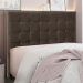 Cabeceira Decorativa Queen Size 1,60M Tropea Veludo Marrom G63 - Gran Belo