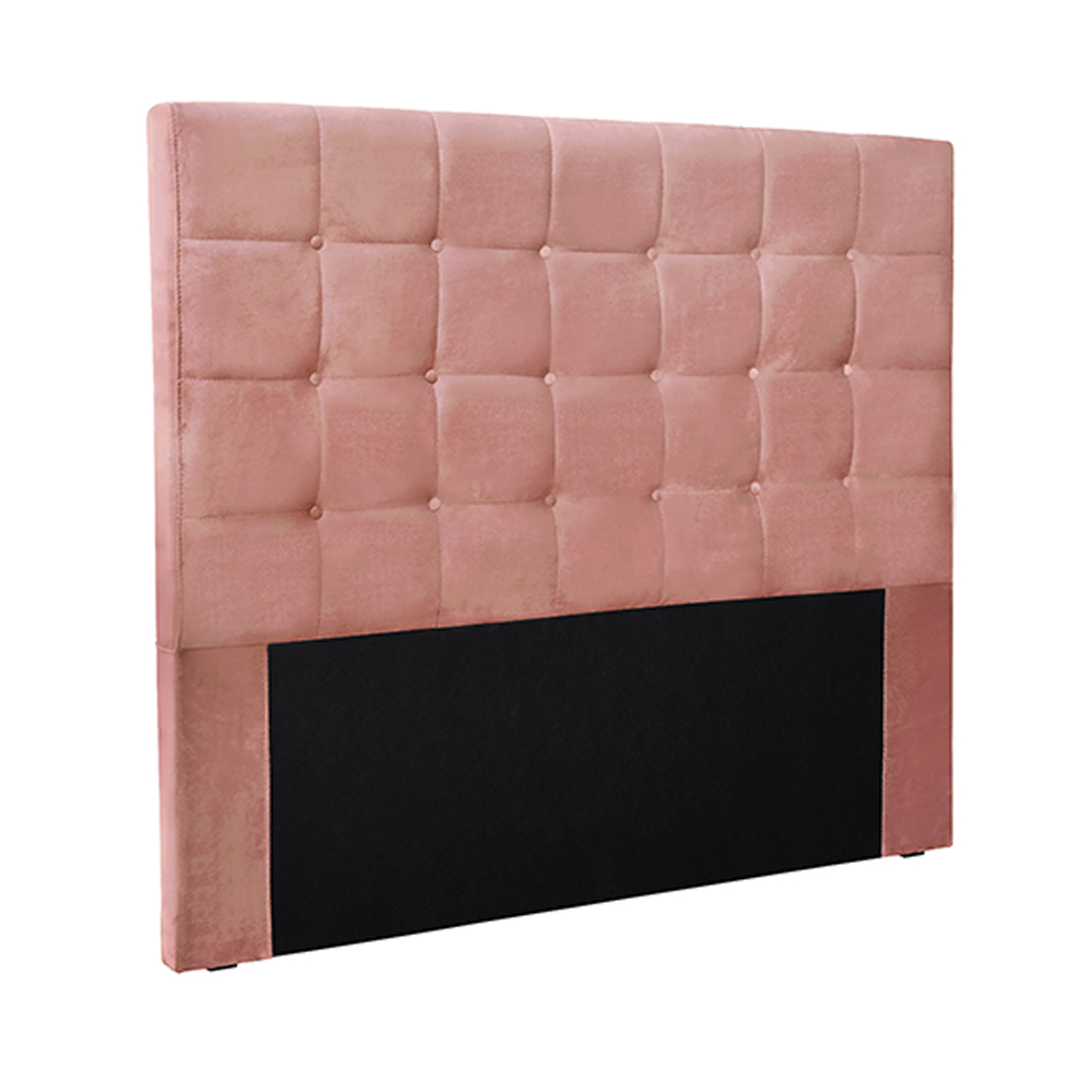Cabeceira Decorativa Queen Size 1,60M Tropea Veludo Rosa G63 - Gran Belo