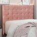 Cabeceira Decorativa Queen Size 1,60M Tropea Veludo Rosa G63 - Gran Belo