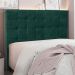Cabeceira Decorativa Queen Size 1,60M Tropea Veludo Verde Floresta G63 - Gran Belo
