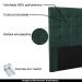 Cabeceira Decorativa Queen Size 1,60M Tropea Veludo Verde Floresta G63 - Gran Belo