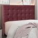 Cabeceira Decorativa Queen Size 1,60M Tropea Veludo Vinho G63 - Gran Belo
