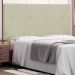 Cabeceira Decorativa Queen Size 1,60M Yves PU Marfim G63 - Gran Belo