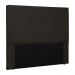 Cabeceira Decorativa Queen Size 1,60M Yves PU Marrom G63 - Gran Belo