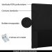 Cabeceira Decorativa Queen Size 1,60M Yves PU Preto G63 - Gran Belo