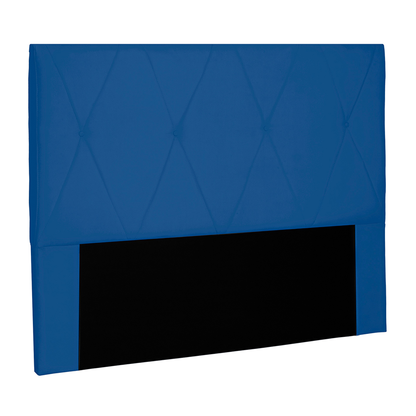 Cabeceira Decorativa Queen Size 1,60M Yves Suede Azul Marinho G63 - Gran Belo