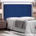 Cabeceira Decorativa Queen Size 1,60M Yves Suede Azul Marinho G63 - Gran Belo