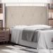 Cabeceira Decorativa Queen Size 1,60M Yves Suede Bege G63 - Gran Belo