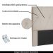 Cabeceira Decorativa Queen Size 1,60M Yves Suede Bege G63 - Gran Belo